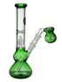Mini Tree Perc Glass Ice Bong w/ Ash Catcher Green